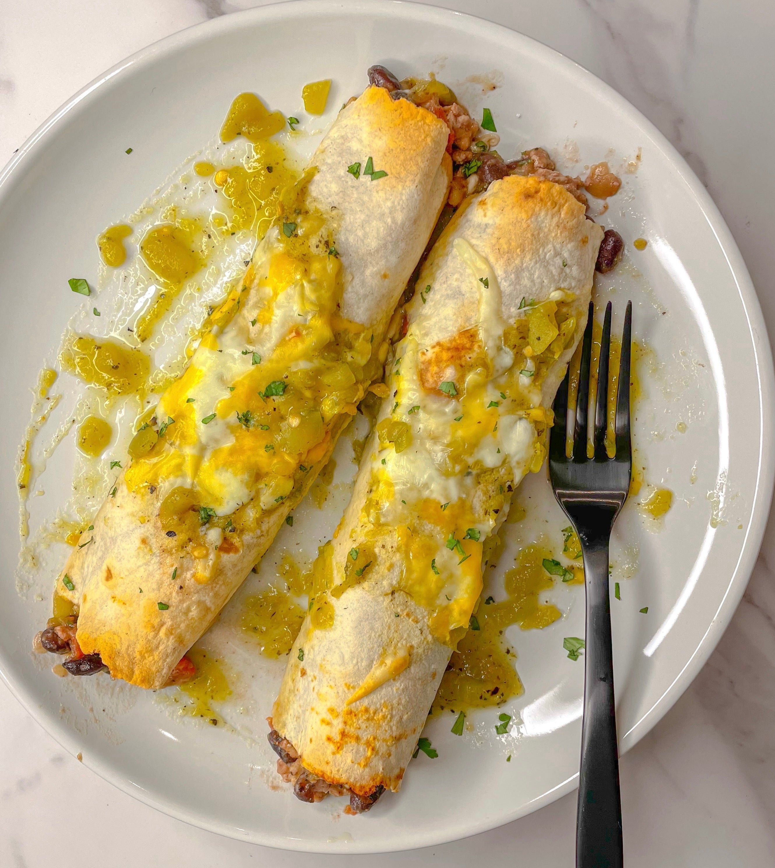 Green Chile Turkey Smothered Burritos Young Guns Chile