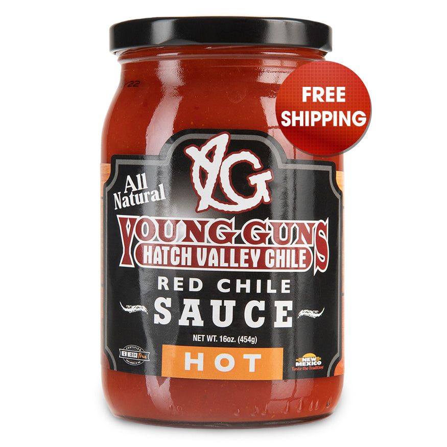 vitamin Datter Whitney 16oz. Red Chile Sauce (Hot) (3 or 6 Pack) – Young Guns Chile