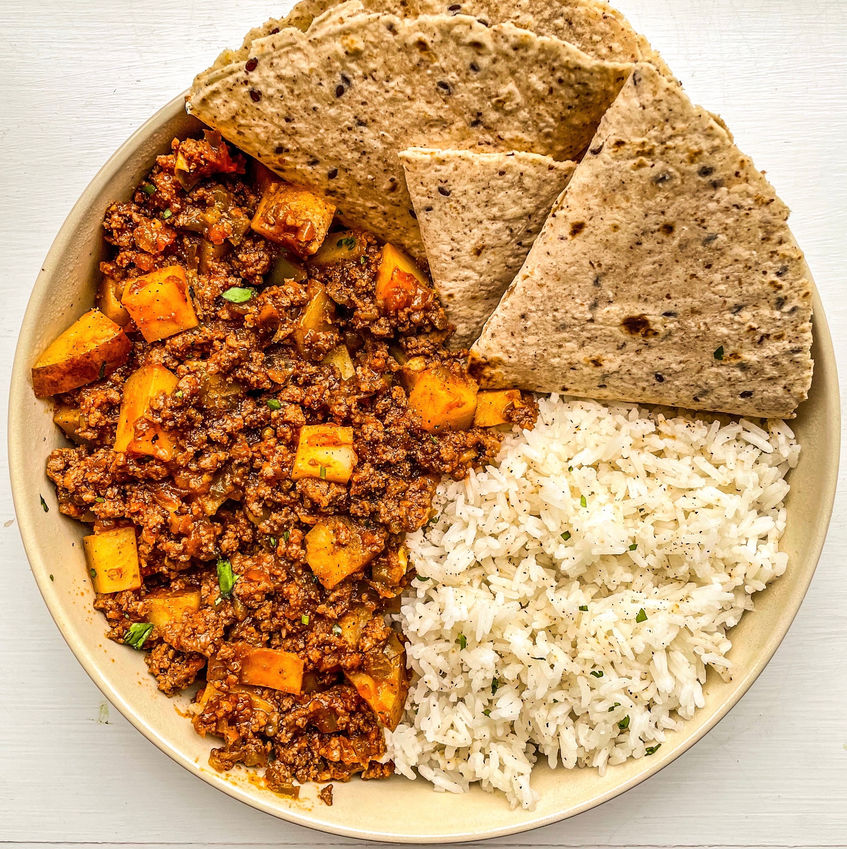 Green Chile Picadillo Young Guns Chile