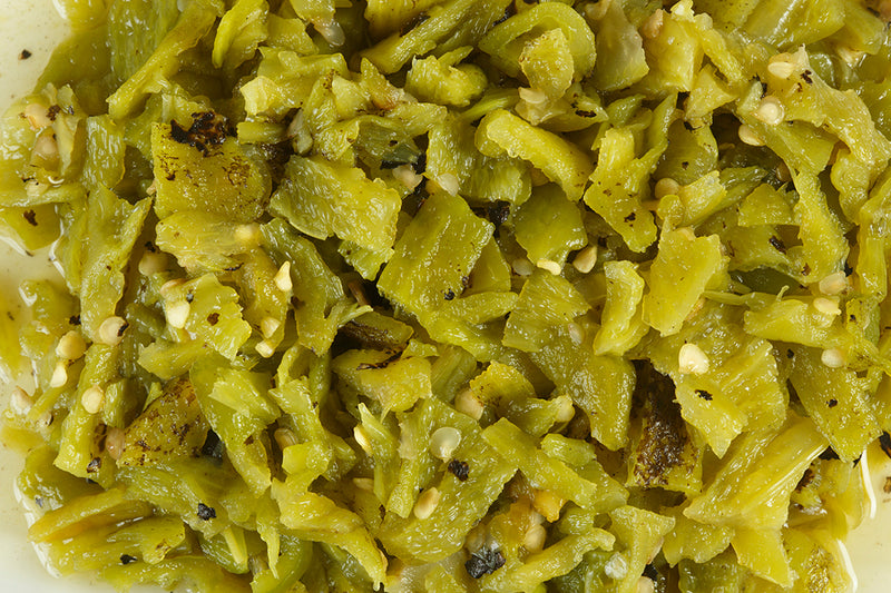 8 lbs. Flame Roasted Hatch Green Chile Variety Frozen Diced