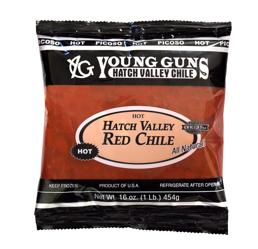 Frozen Hatch Valley Red Chile Sauce Young Guns Chile