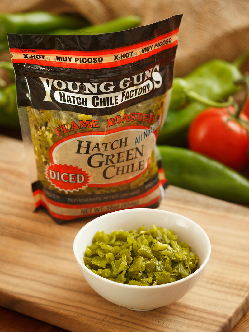 Frozen Diced Flame Roasted Hatch Green Chile